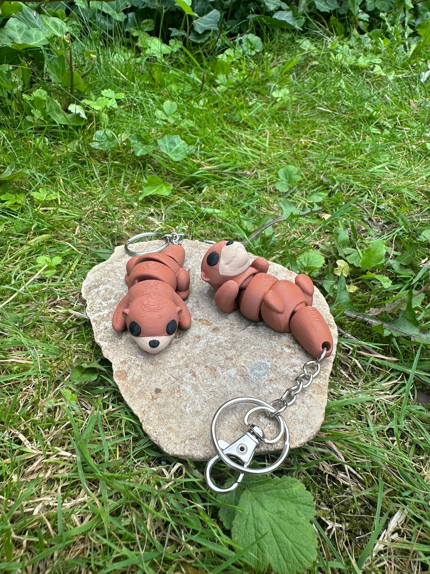 Baby Otter Schlüsselanhänger