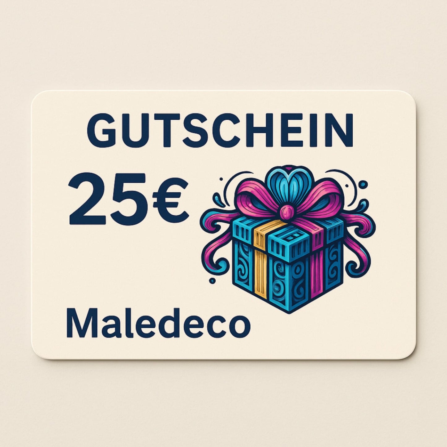 Maledeco Geschenkgutschein