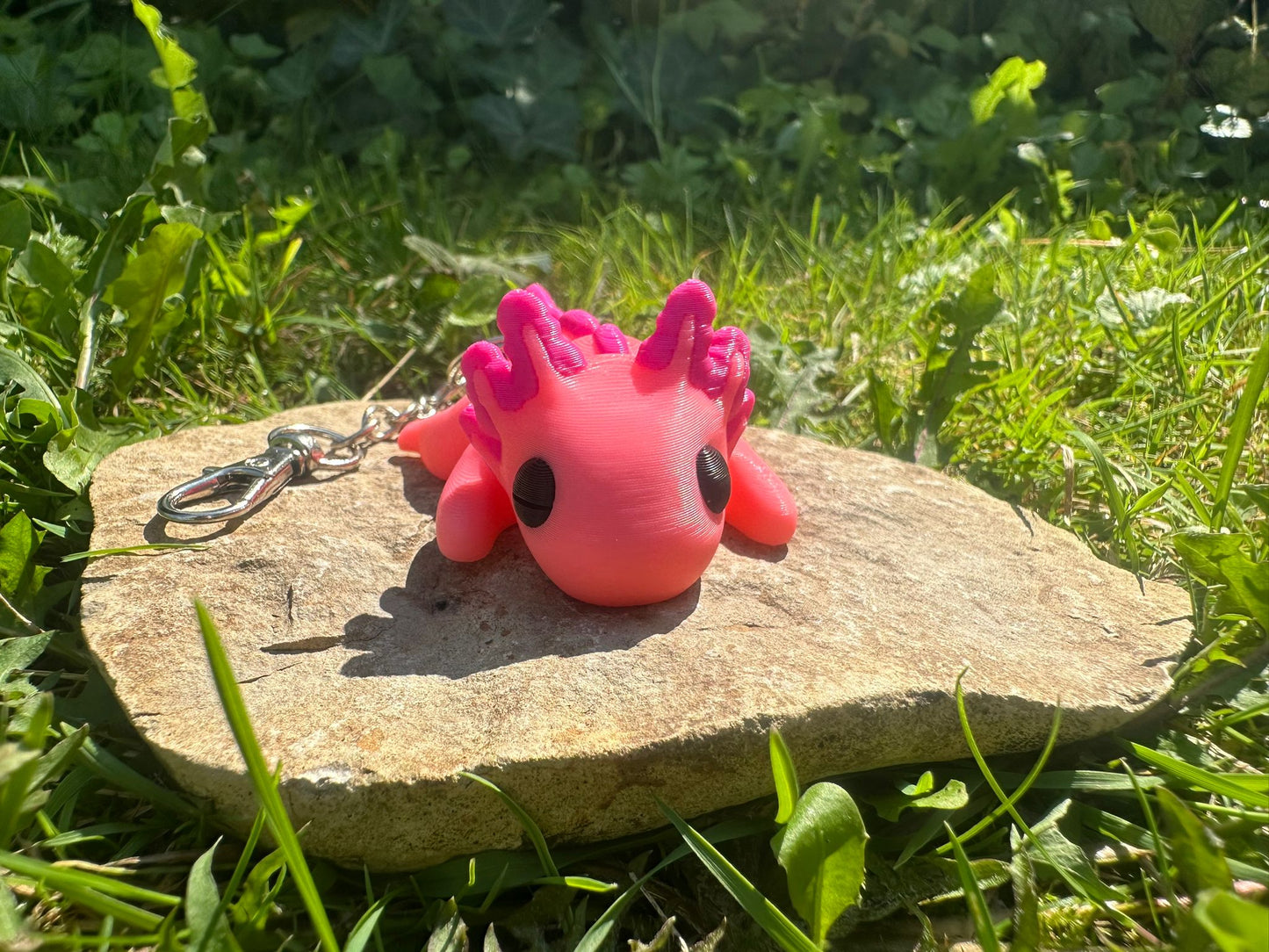 Baby Axolotl Schlüsselanhänger