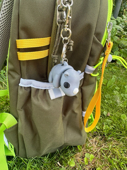 Baby Nashorn Schlüsselanhänger