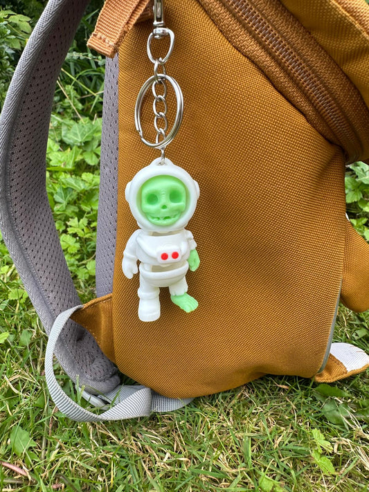 Skelettastronaut Schlüsselanhänger