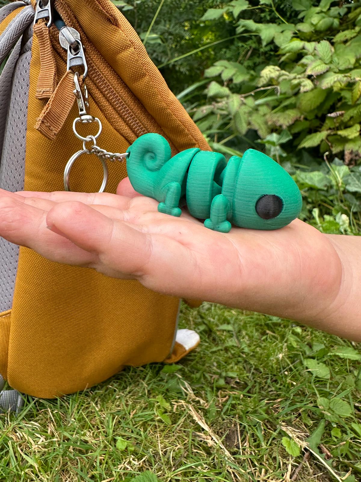 Baby Chameleon Schlüsselanhänger