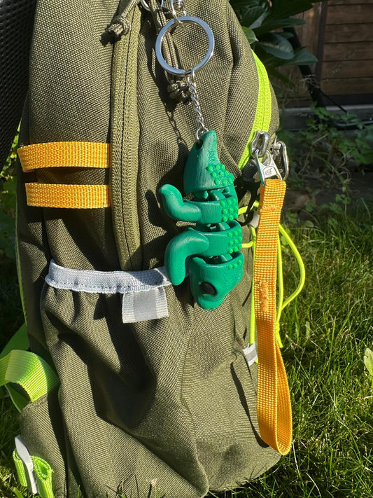 Baby Krokodil Schlüsselanhänger