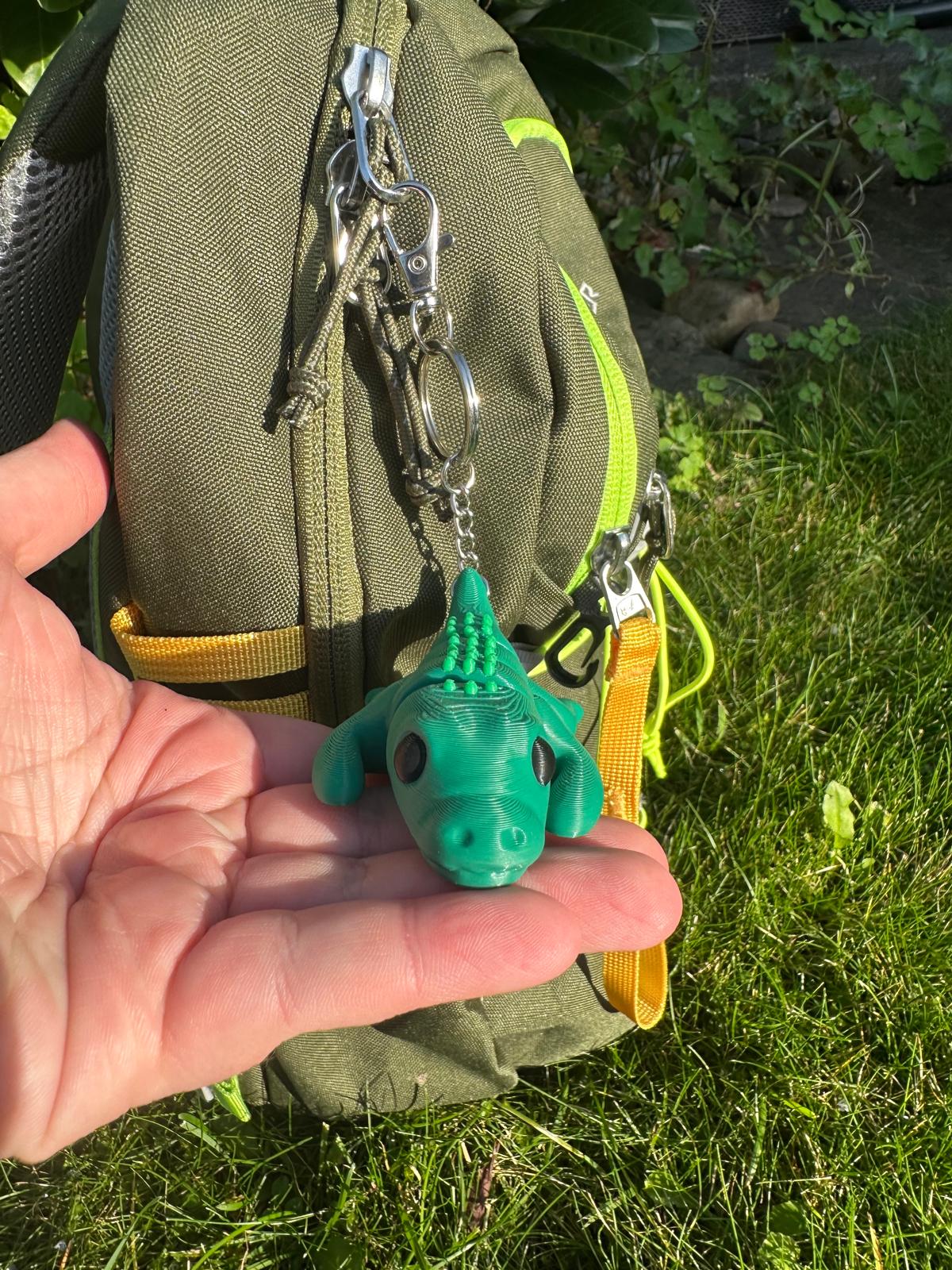Baby Krokodil Schlüsselanhänger