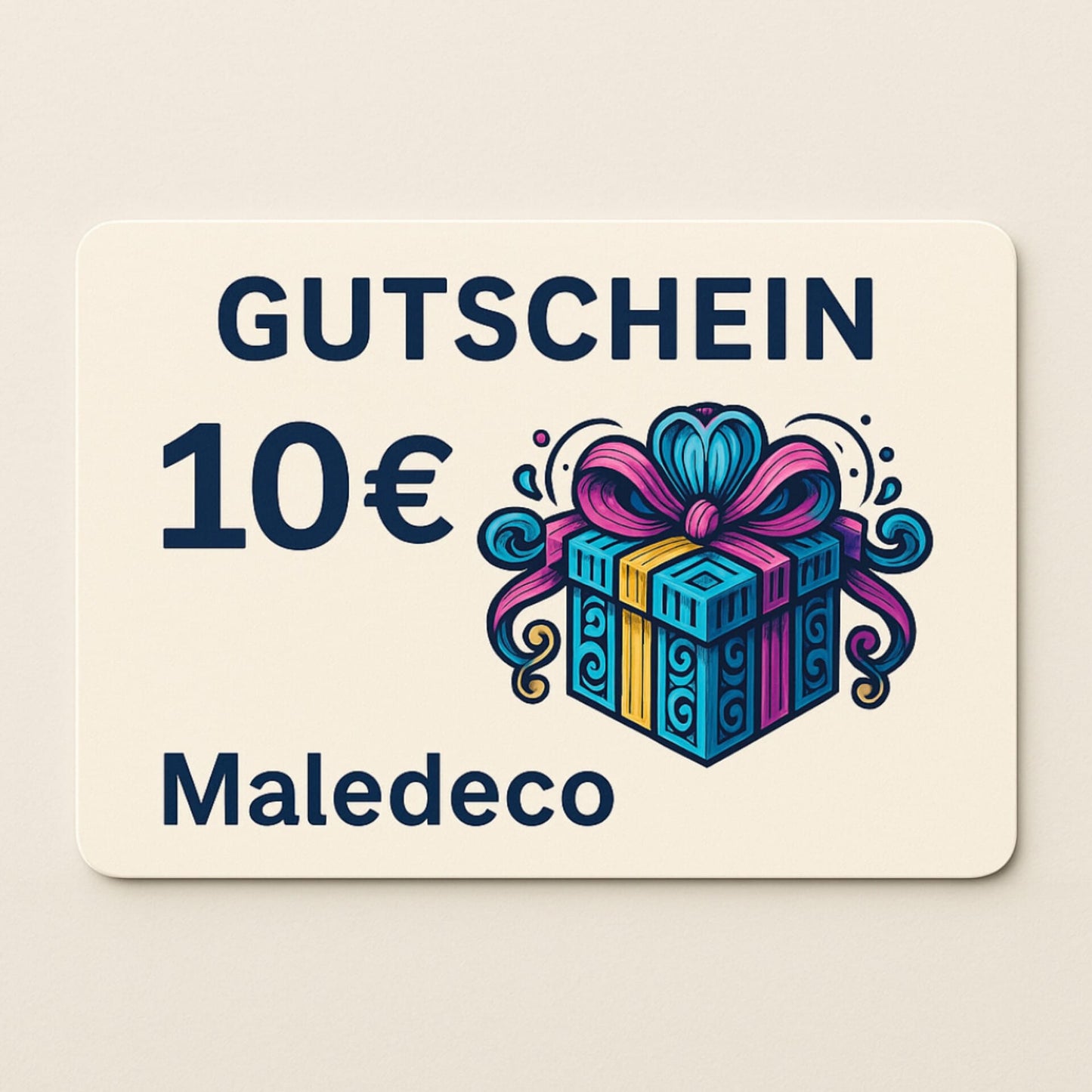 Maledeco Geschenkgutschein